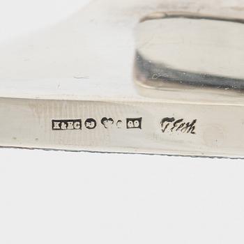 Tore Eldh, ljusstakar, ett par, silver, Cesons, Göteborg 1966.