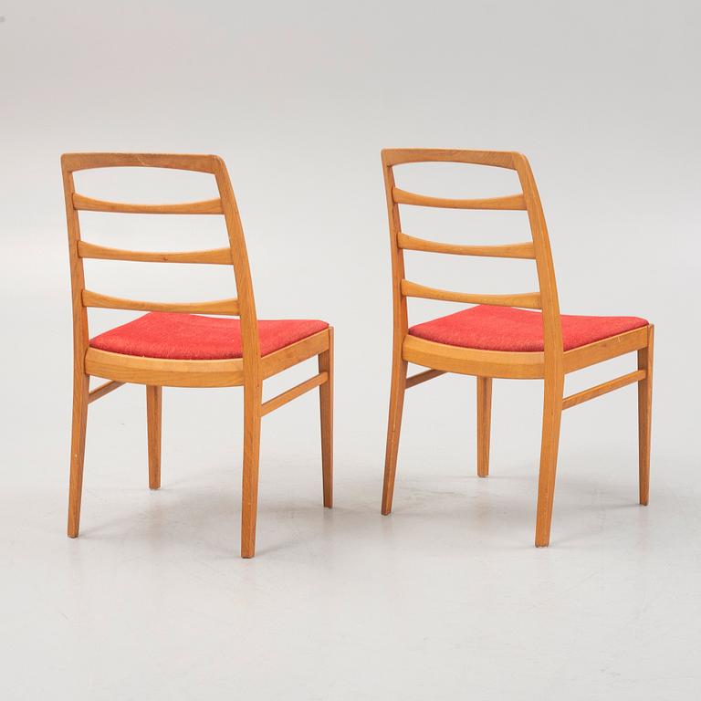 Bertil Fridhagen, dining set, five pieces with two extension leaves, "Reno", Bodafors, 1960-64.