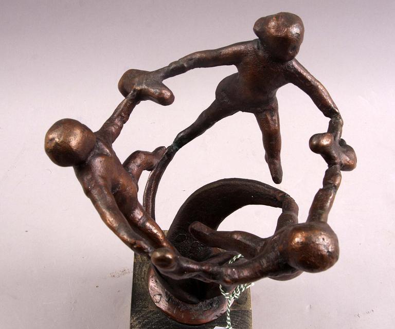 BROR FORSLUND, skulptur, brons, nr plakett 337.