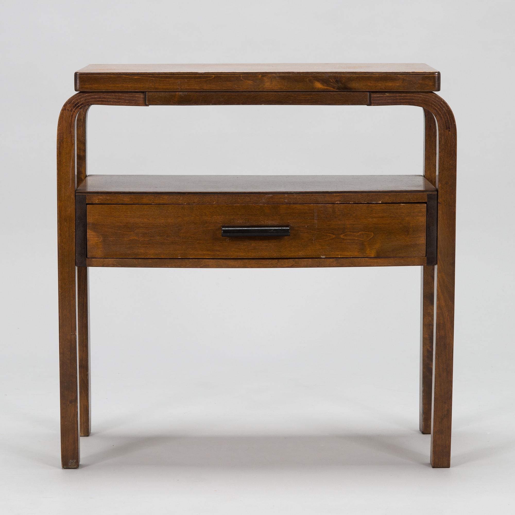 Alvar Aalto, pöytä, malli 87, O.Y. Huonekalu-ja Rakennustyötehdas A.B 1900-luvun puoliväli.