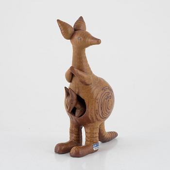 Lisa Larson, a figurin in two parts, Gustavsberg, 'Känguru', in production 1966-1979.