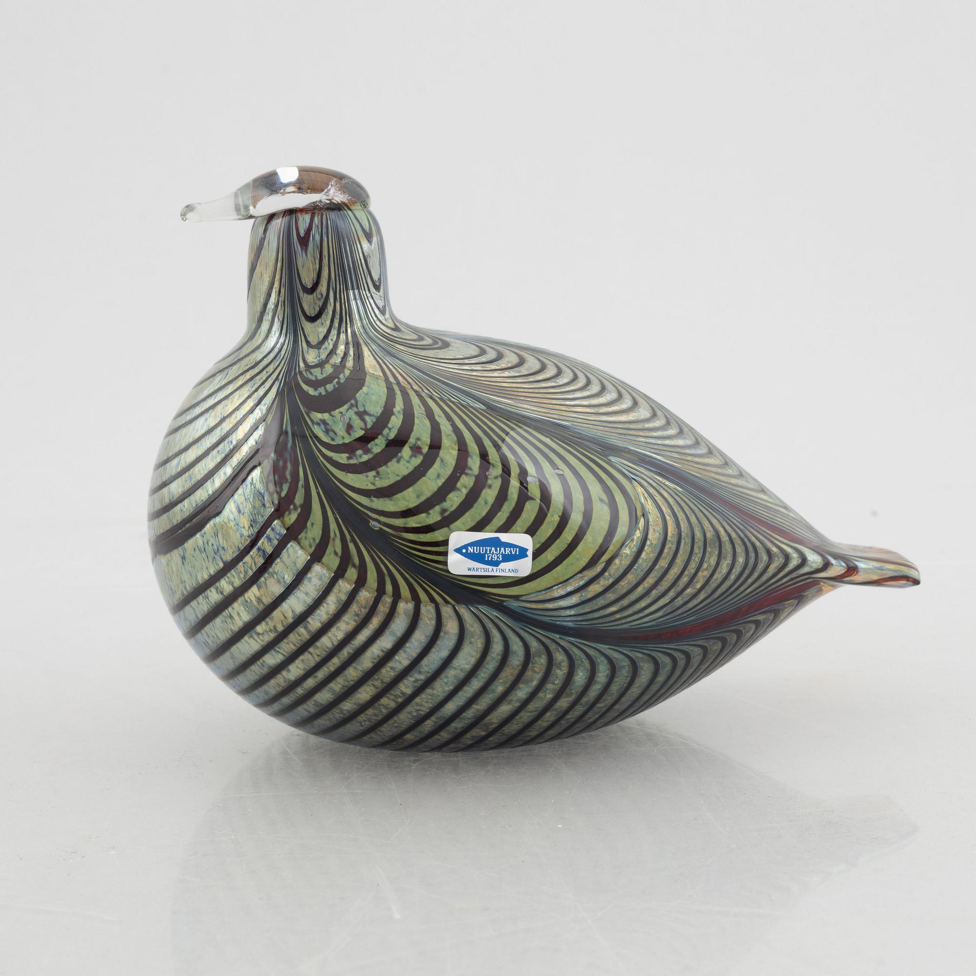 Oiva Toikka, a glass bird, Nuutajärvi, Finland.