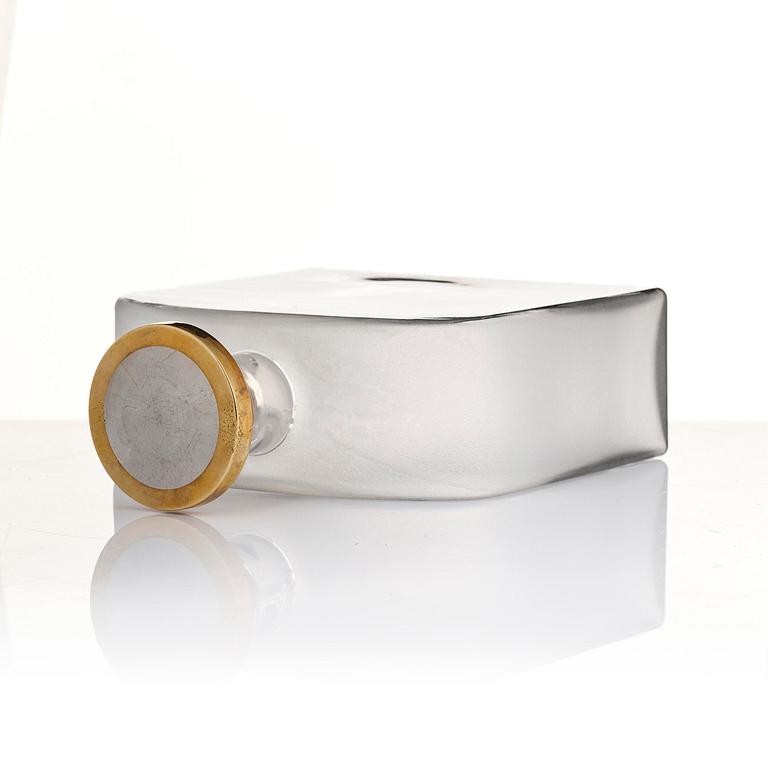 Firma Svenskt Tenn, flaska, med propp av Björn Trägårdh, 1930-tal.