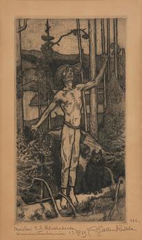 742. Akseli Gallen-Kallela, "Kullervo´s curse".