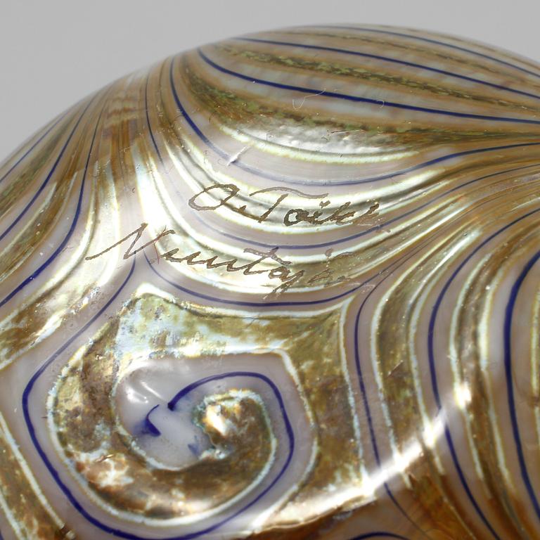VAS, glas, Oiva Toikka, Nuutajärvi, 1900-talets fjärde kvartal.