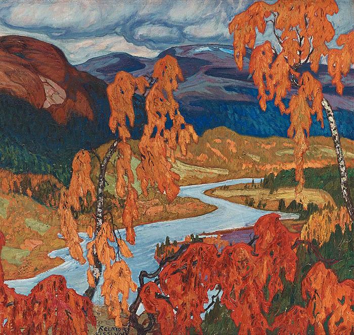 Helmer Osslund "Mullfjället" (detail)