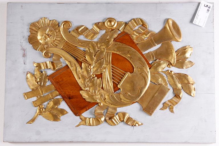 DÖRRÖVERSTYCKE, gustaviansk stil, 1900-tal.