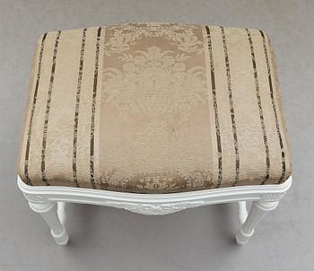 TABURETT, gustaviansk stil, 1900-talets mitt.