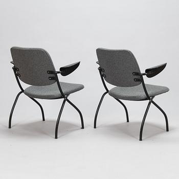 Ilmari Tapiovaara, a pair of mid-20th century 'Nana' armchairs for Merivaara.