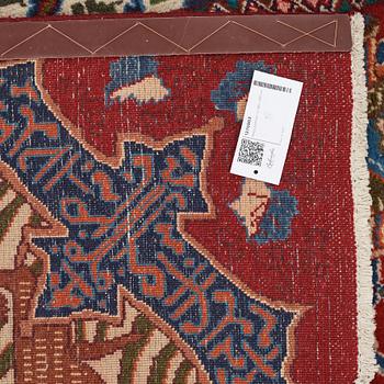A carpet, Kashmar, ca 380 x 295 cm.