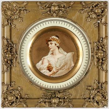 TALLRIKAR, 6 stycken, sannolikt Tyskland/Österrike, 1800-talets sista kvartal.