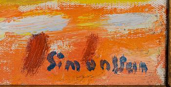 Birger Simonsson, oil on canvas, signed.