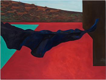 Eva Wolgers, oil on canvas, signed and dated -91.