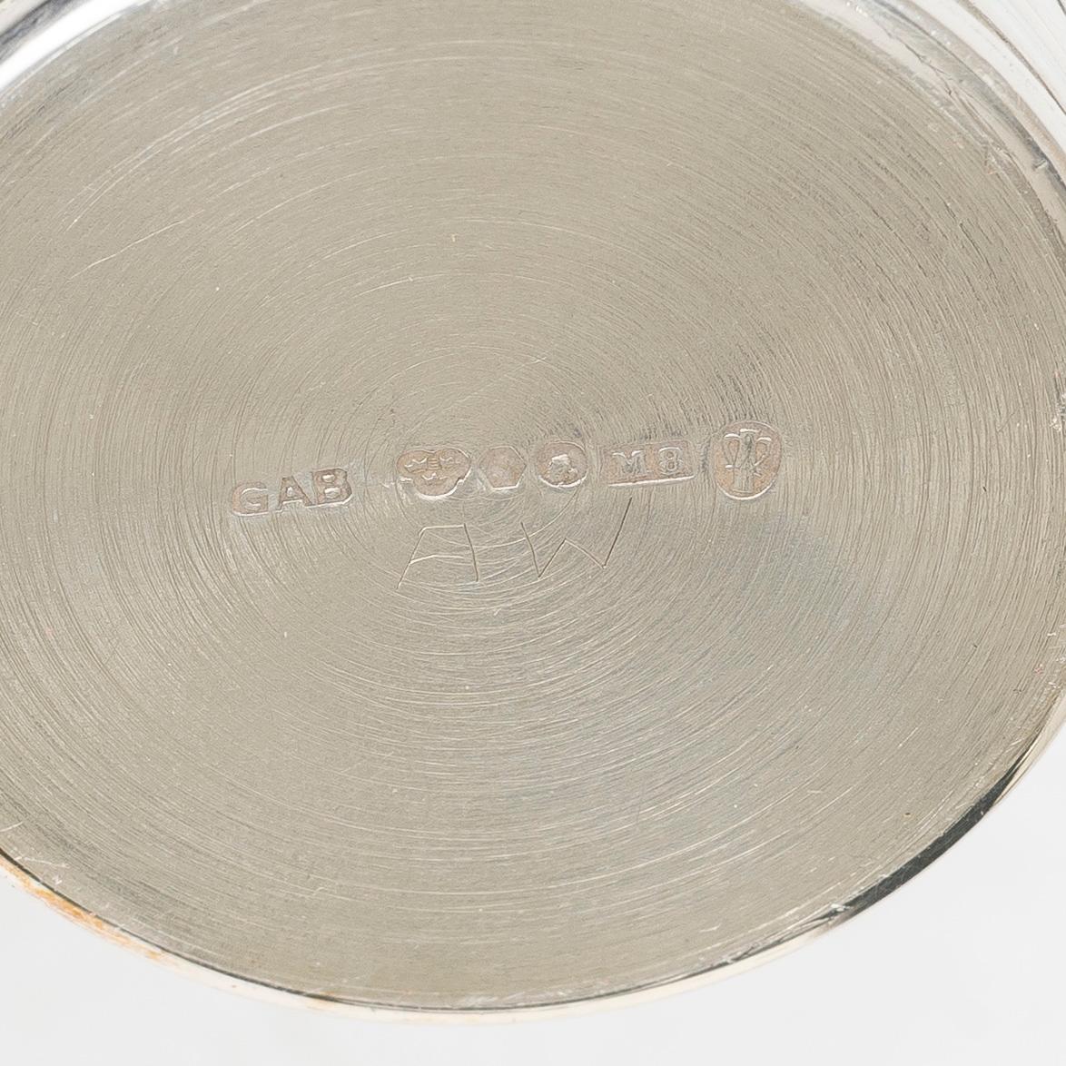 Bägare, 7 st, silver, GAB, 1900-tal.