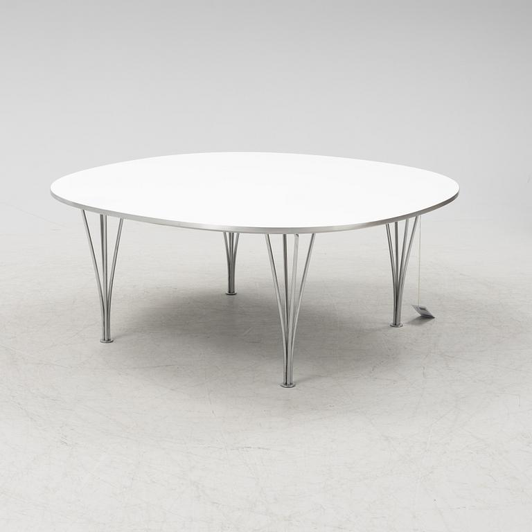 Bruno Mathsson, soffbord, "Supercirkel", Fritz Hansen, Danmark.