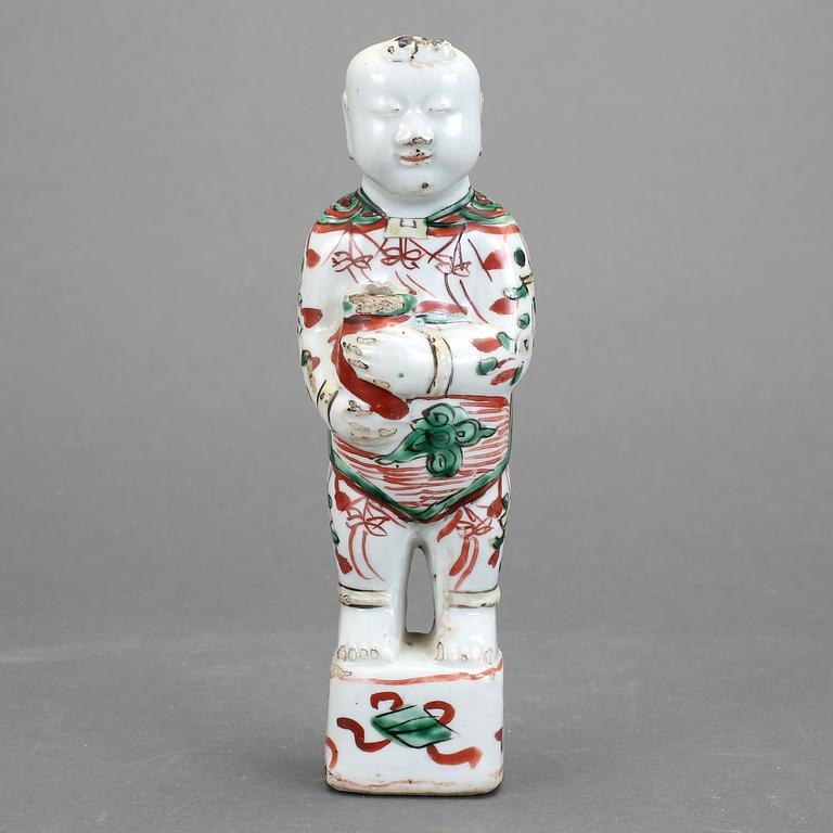 FIGURIN, porslin, Kina 1700-tal.