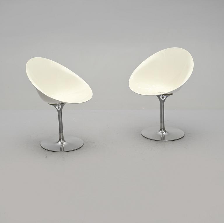 STOLAR, ett par, "Eros", Philippe Starck för Kartell, modellen formgiven 1998.