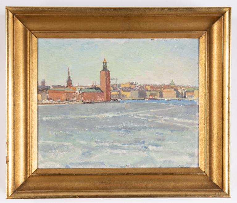 William Nording, oil on panel, signed.