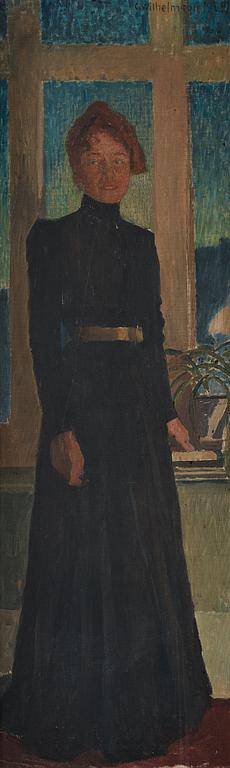 Carl Wilhelmson, "Berta, konstnärens hustru" (Berta, the artist's wife).