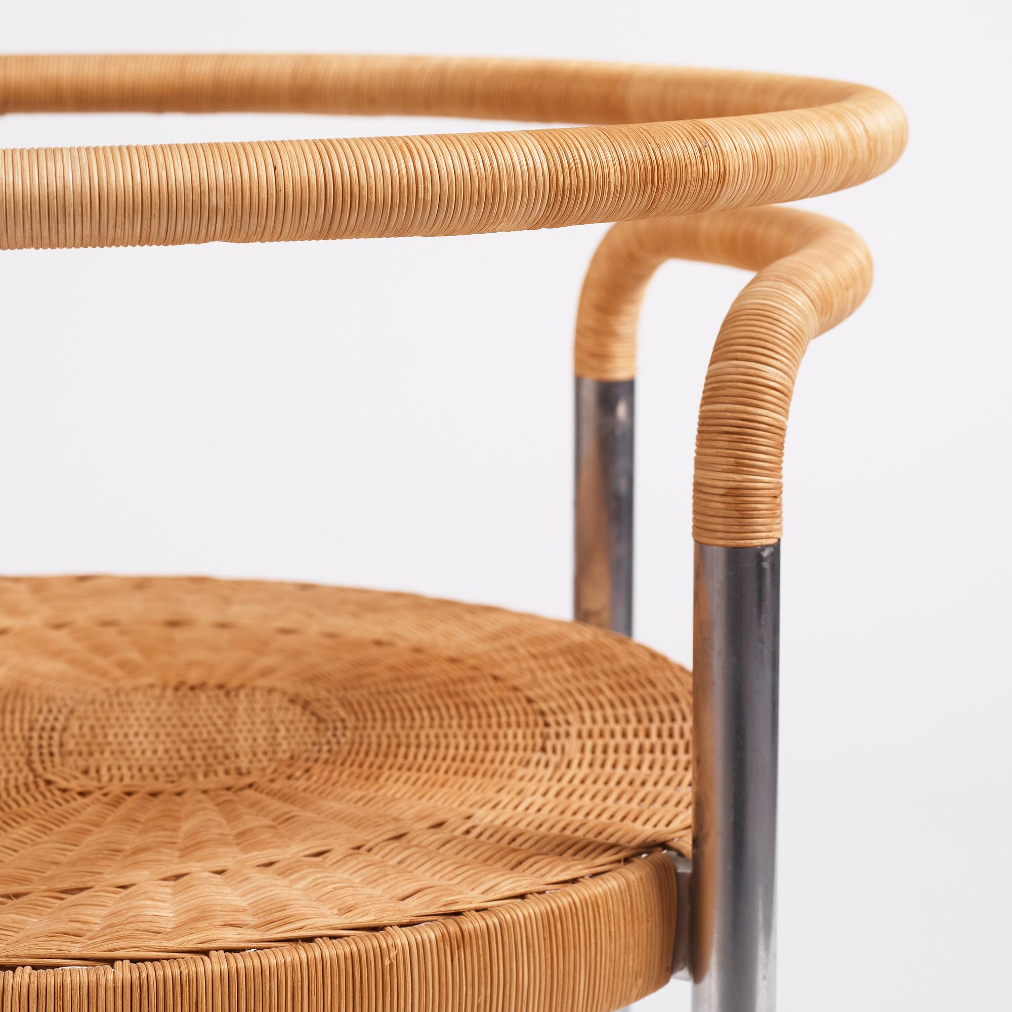 Poul Kjaerholm, karmstol "PK-12", edition E Kold Christensen, Danmark, tidigt 1960-tal.