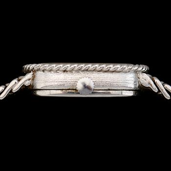 ARMBANDSUR, Ernest Borel, silver.