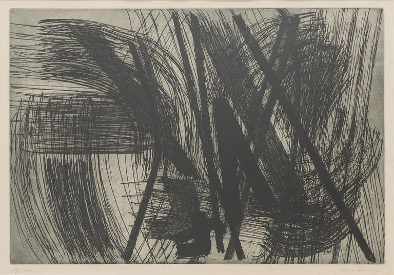 HANS HARTUNG, etsning, signerad och numrerad 27/100.