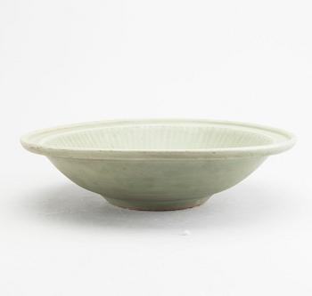 A celadon dish, Ming dynasty (1368-1644).