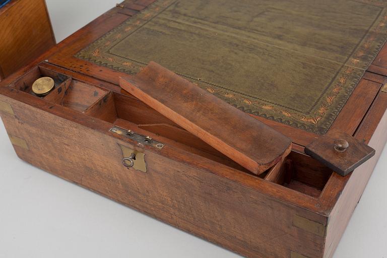 Two caskets, 19th century.