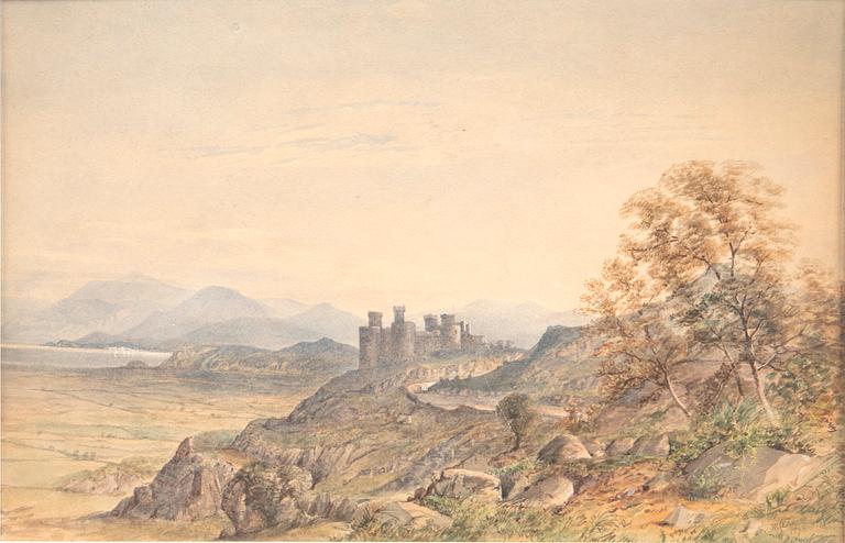 Unknown artist, 19th century, Scottish landscape.