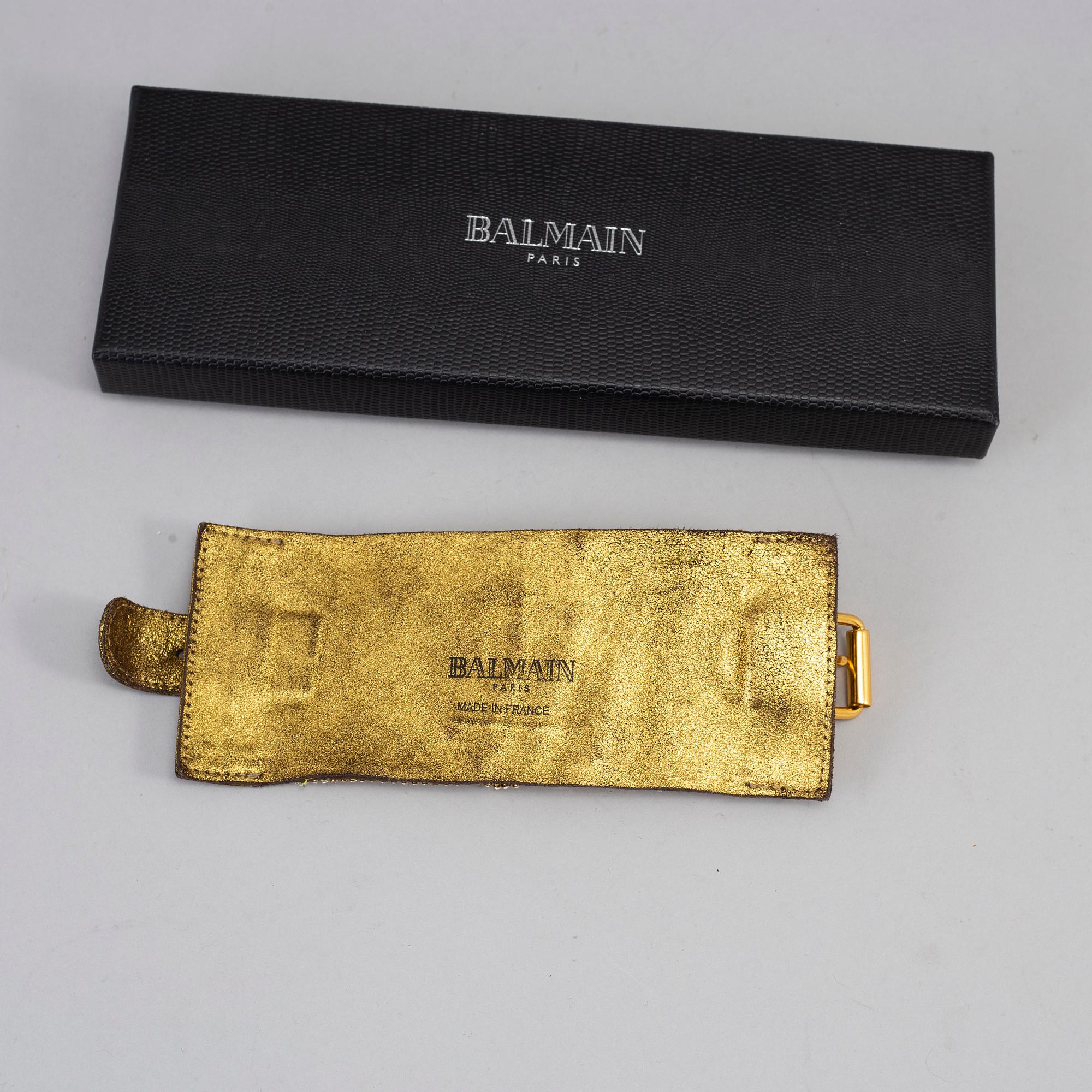 BALMAIN, armband.