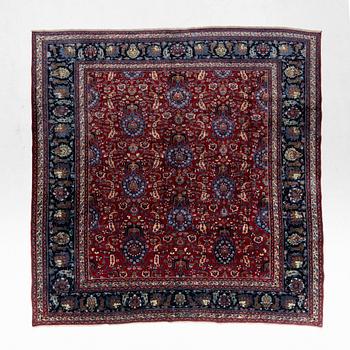 A Moud carpet, c 316 x 306 cm.
