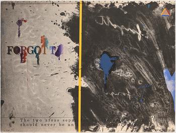 SHUSAKU ARAKAWA, färgserigrafier, 6 st, signerade, numrerade, 1973.