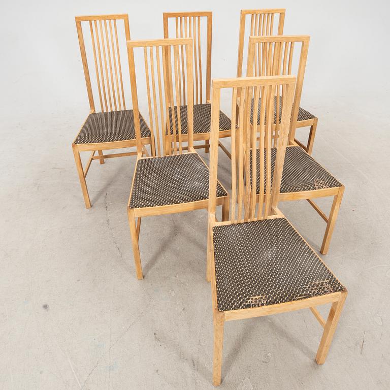 A set of six chairs, 21st century.