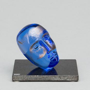 SKULPTUR, glas, Bertil Vallien, signerad.