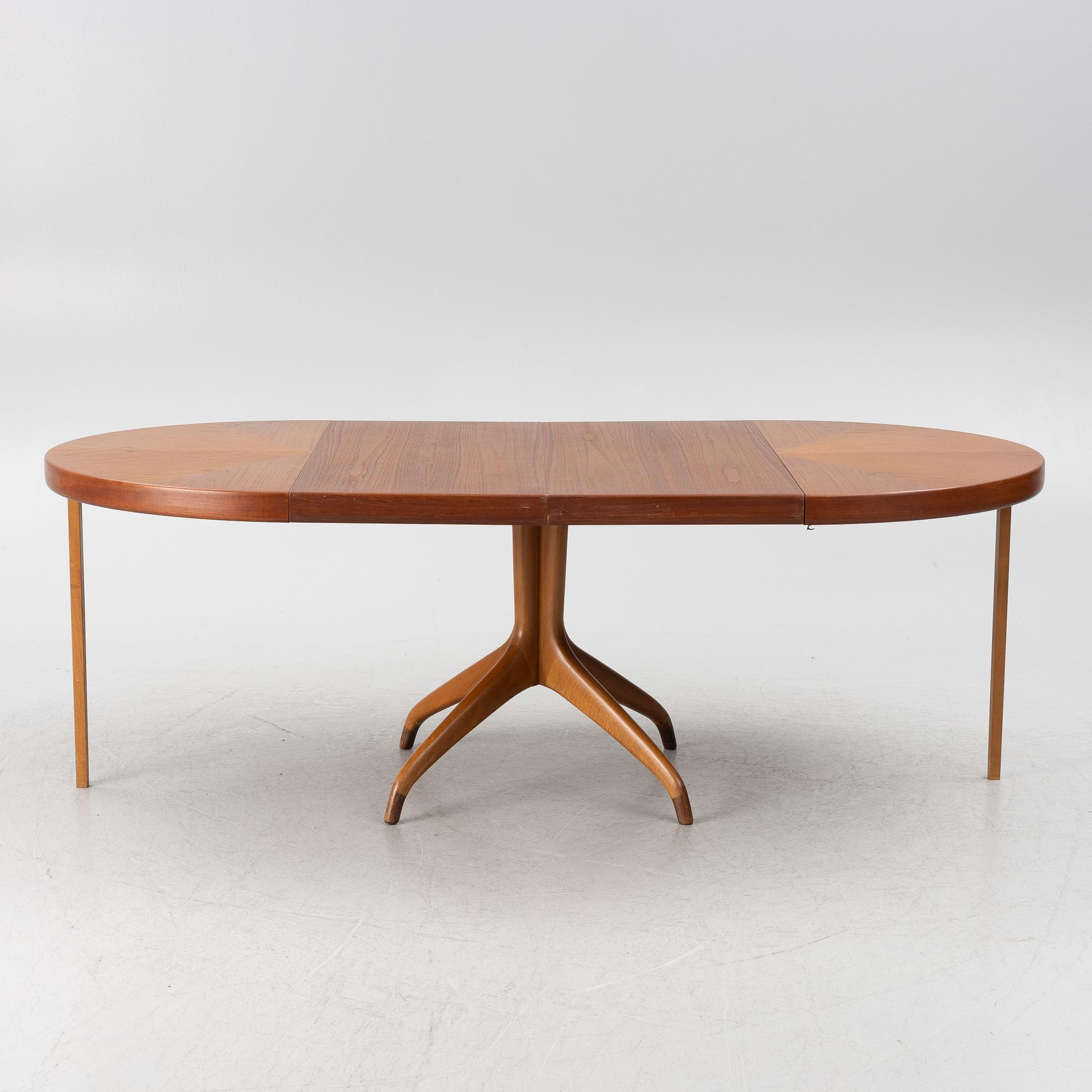 David Rosén, dining table, "Futura", for Nordiska Kompaniet, 1950s.