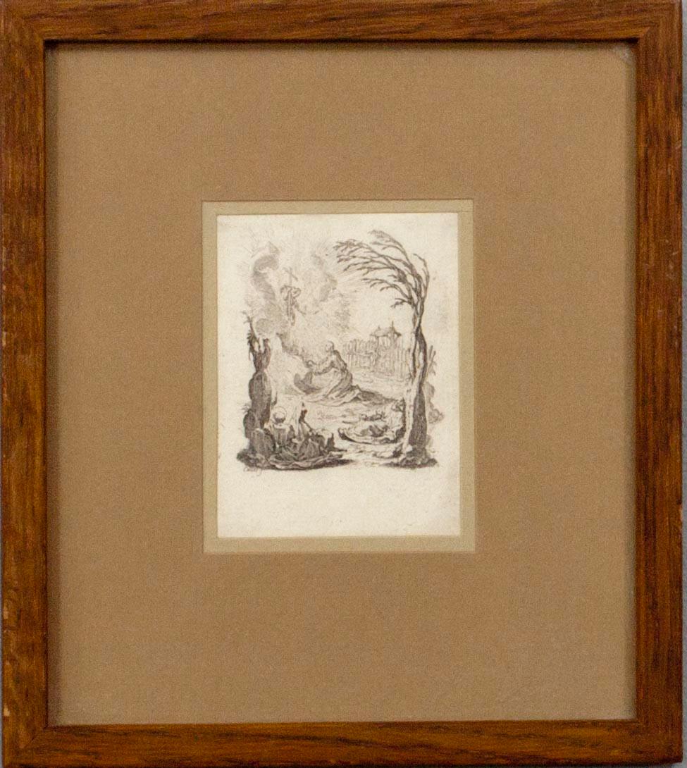 JACQUES CALLOT (FRANKRIKE), kopparstick, plåtsign., 5 st. 1600/1700 -tal.