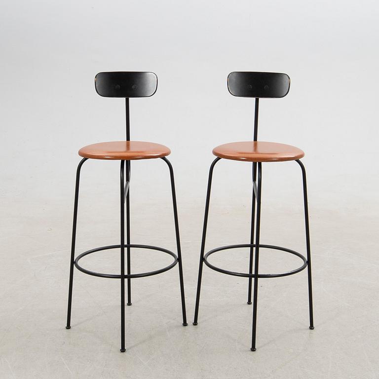 Afteroom, bar stools, a pair, "Counter Chair" Audo, Denmark.