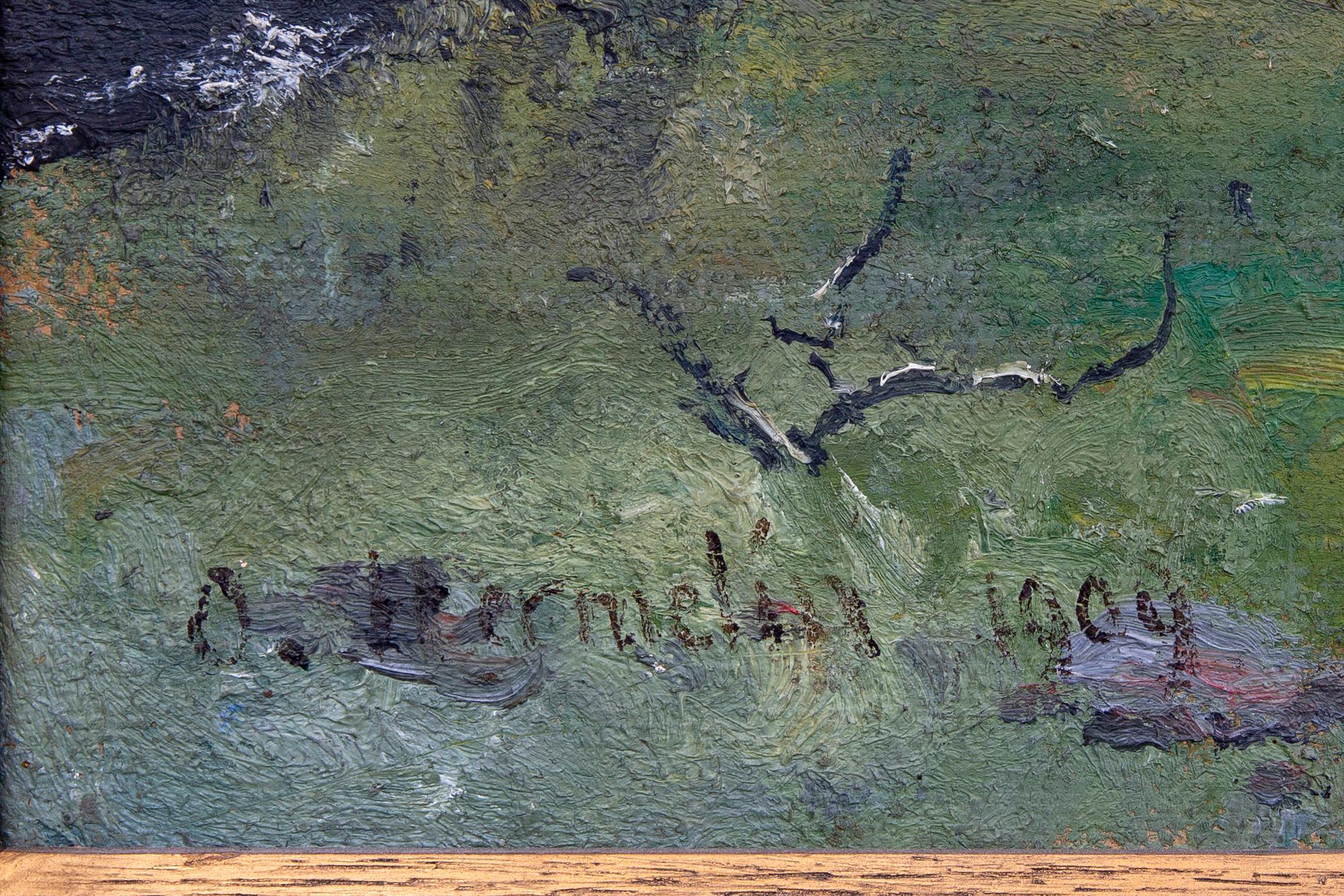 Olof Hermelin, oil on canvas signed and dated 1909.