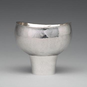 An Atelier Borgila sterling bowl, Stockholm 1966.