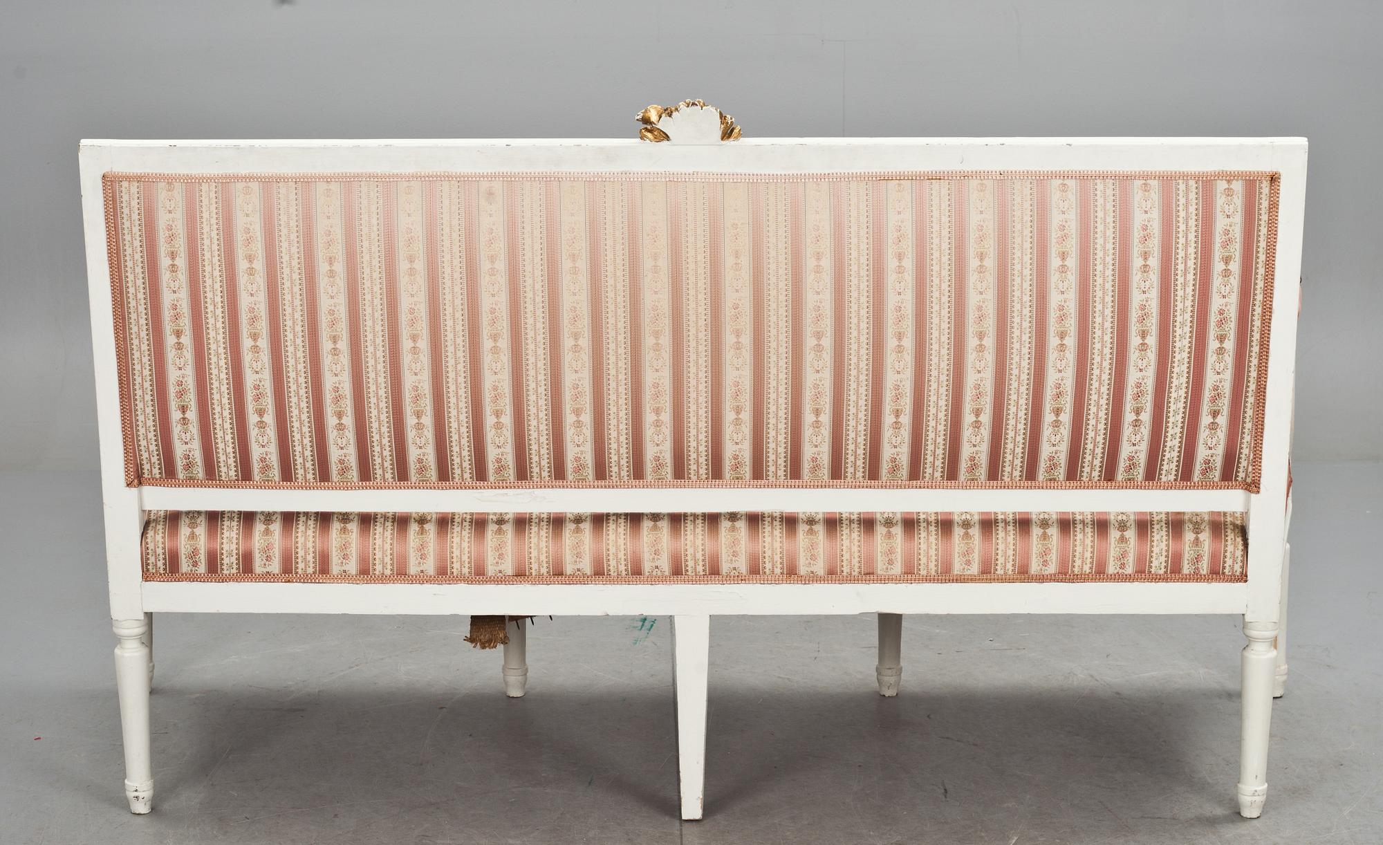 SOFFA, gustaviansk, 1800-talets första hälft.