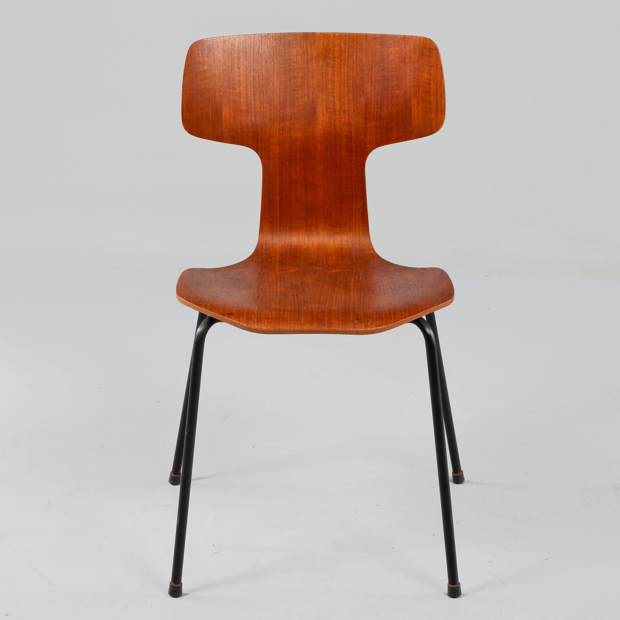 STOL, "3103 ", Arne Jacobsen, Fritz Hansen, modellen formgiven 1955.