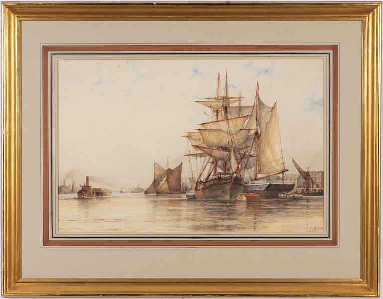 Fredrick James Aldridge, Fredrik James Aldridge, Hamnbild från Shoreham.