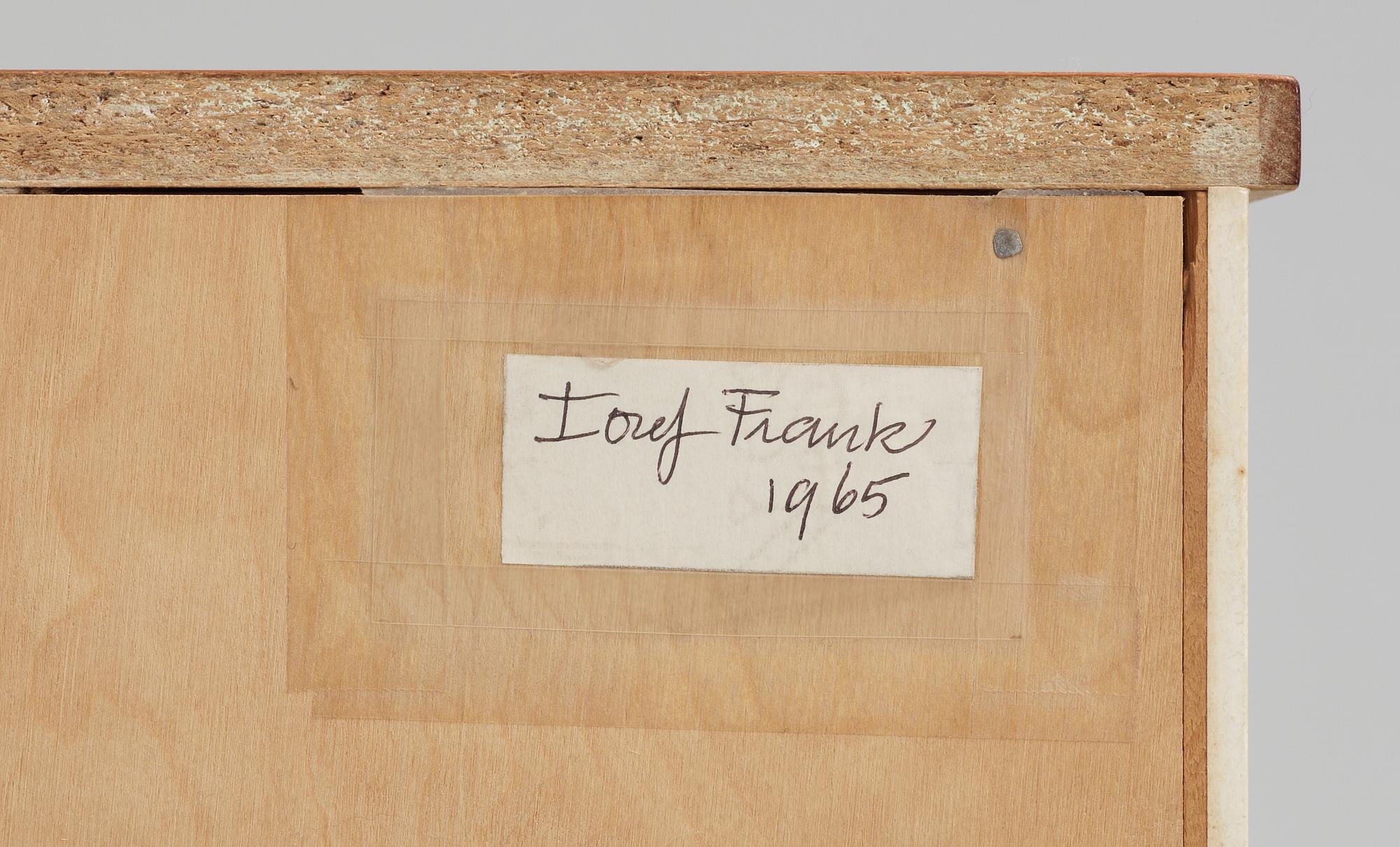 A Josef Frank 'Flora' chest of drawers, by Svenskt Tenn.