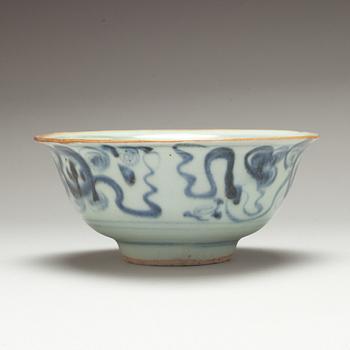 SKÅL, porslin. Kina,  Ming (1368-1644).