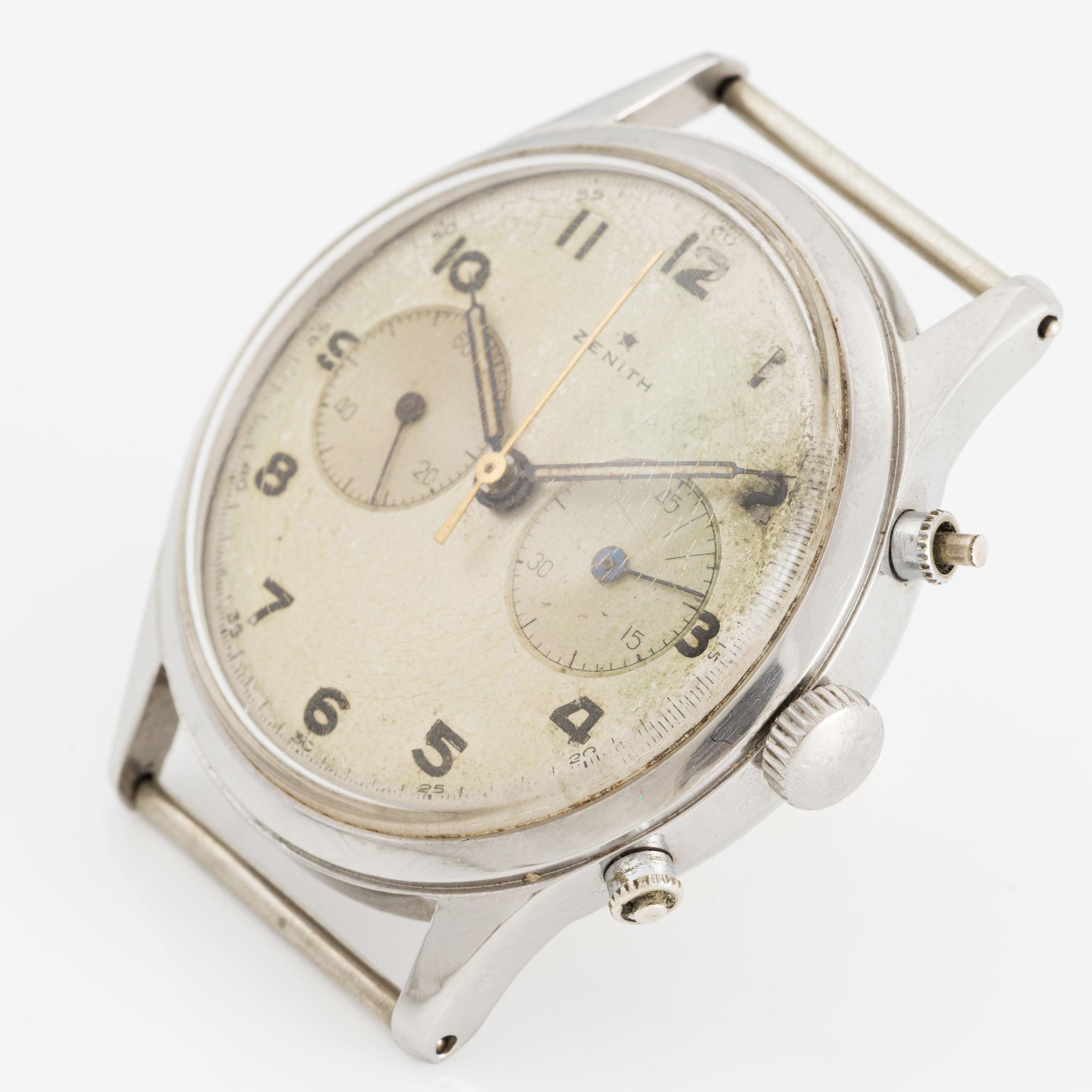 Zenith, kronograf, "No Reserve", armbandsur, 37 mm.