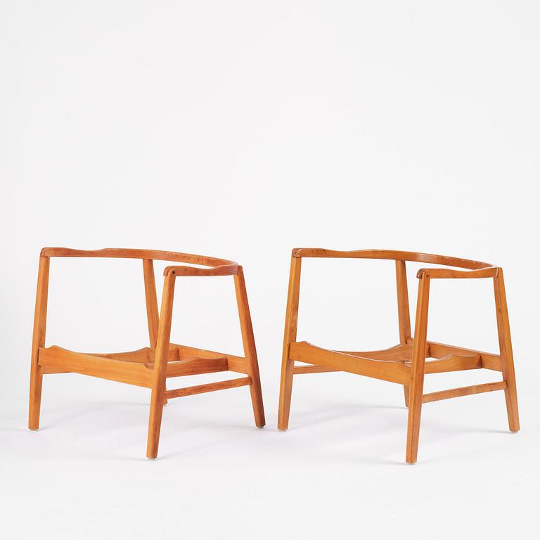 Scandinavian Modern, fåtöljer, ett par, 1950-tal.