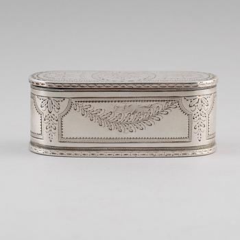 DOSA, silver, Belgien, 1800-talets första hälft. Vikt ca 120 gram.