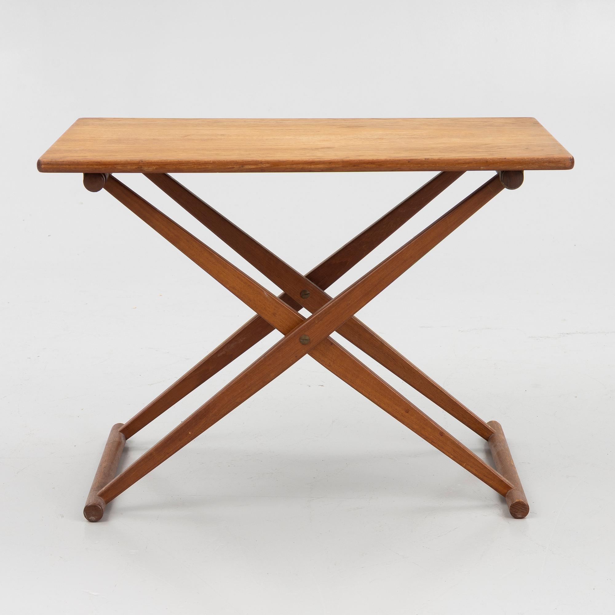 Knud Andersen, a teak fold table, J.A.C. Jensen, Aarhus, Denmark, 1950's/60's.