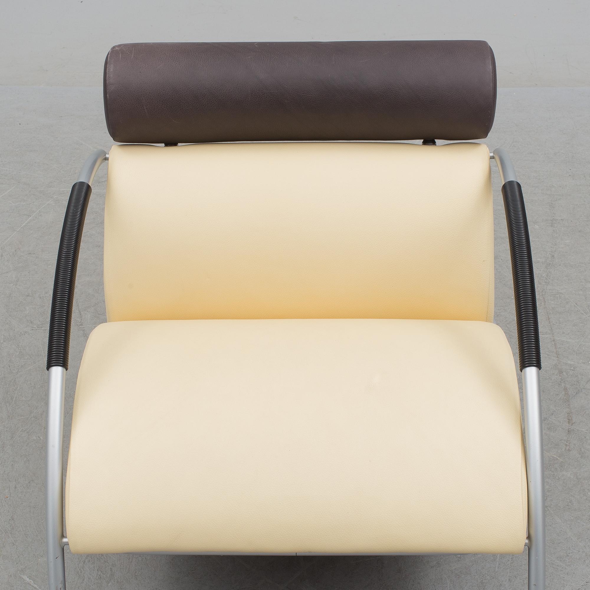 A 'Zyklus' easy chair by Peter Maly for COR, designed in 1983.