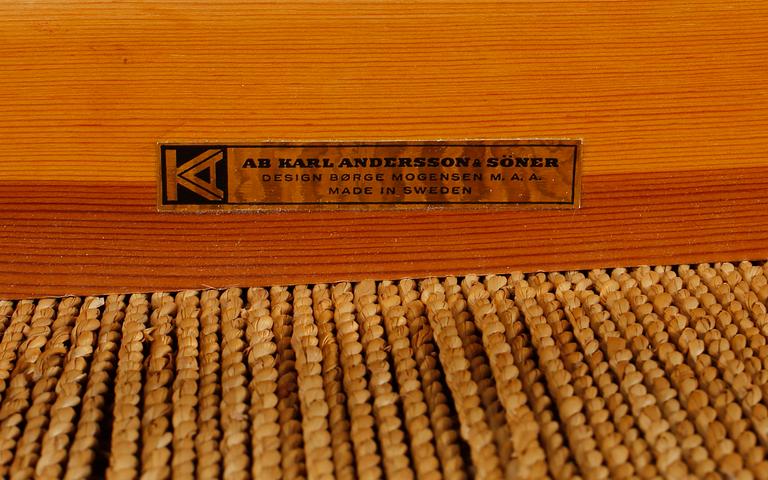 BORD SAMT STOLAR, 5 delar, Börje Mogensen, 1900-talets andra hälft.